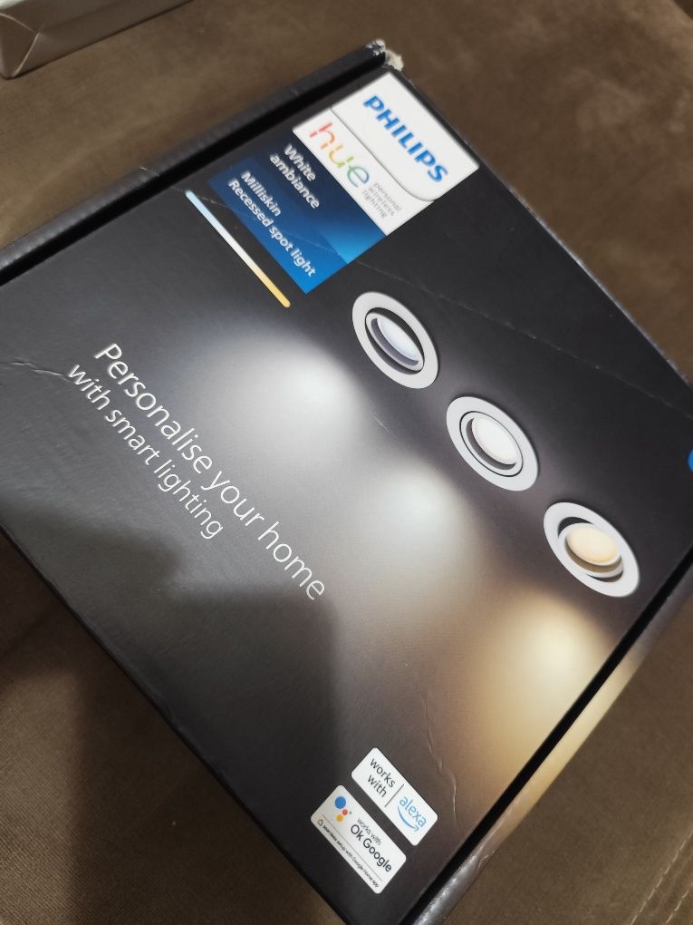 Reflektor Oczka Spoty Philips Hue Białe komplet 3 sztuk !