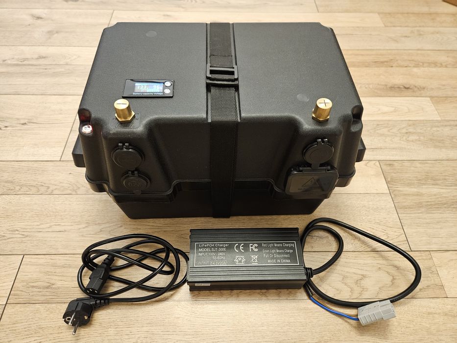 Akumulator wędkarski magazyn energii LiFePO 12,8V 210Ah DUŻA POJEMNOŚĆ