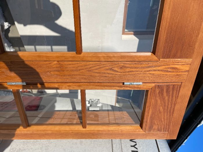 Drzwi drewniane jesion z doświetlami MONTAŻ CAŁA POLSKA   NA WYMIAR