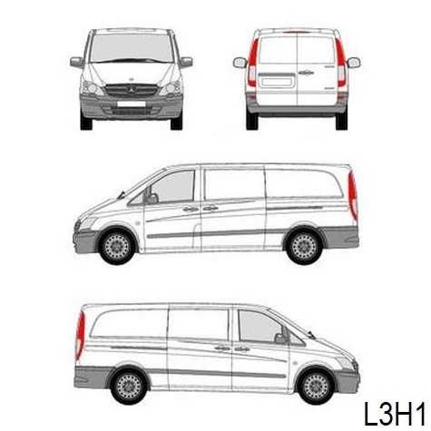 Barras Tejadilho Mercedes Vito W639