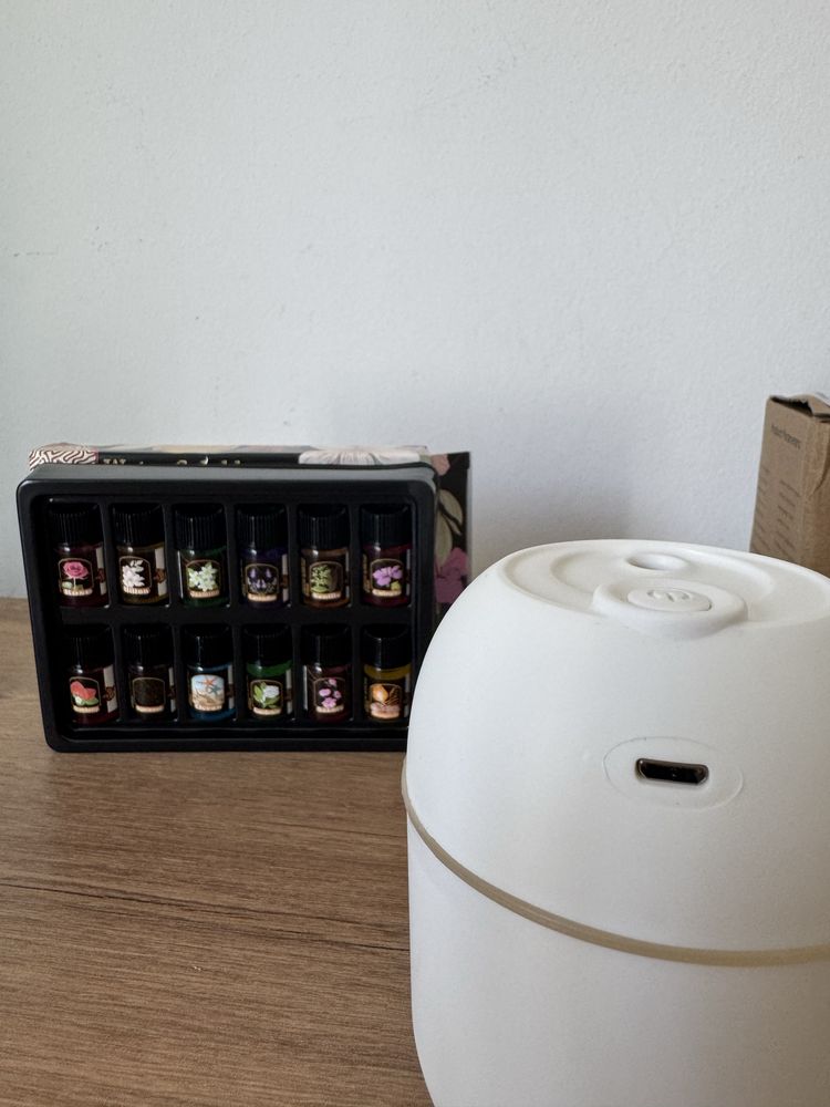 Difusor de Aromas + 12 óleos essenciais