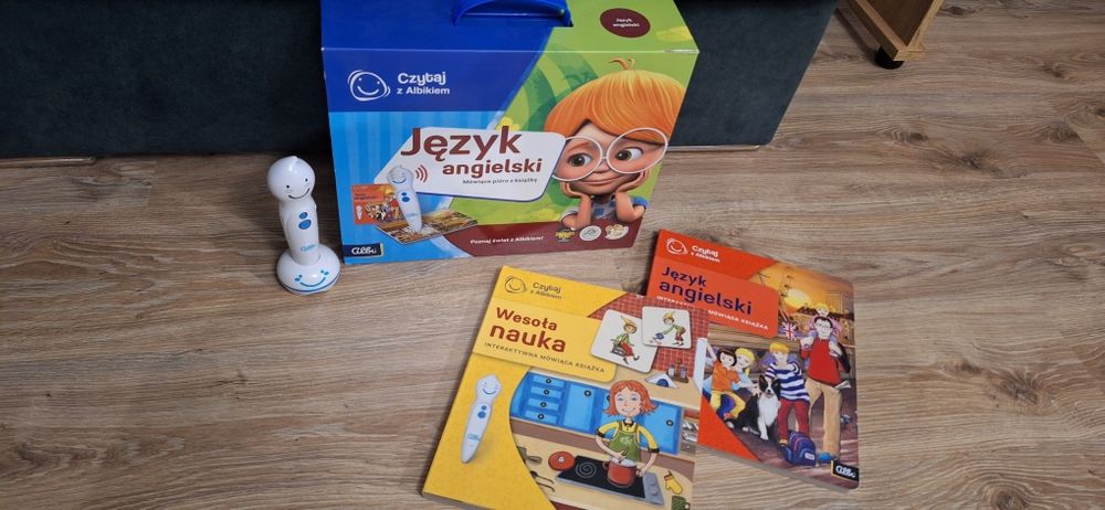 Zestaw czytaj z albikiem język angielski i wesoła nauka mówiące pióro