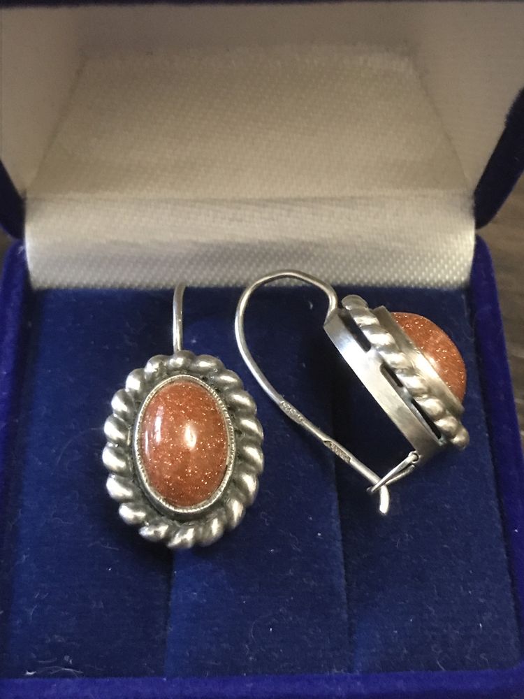 Сережки срібні(серьги,кольца,перстни,брошь)925 проба