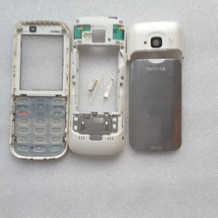 Корпус телефонаNOKIA С 5-00, белый б/у, заводской оригинал