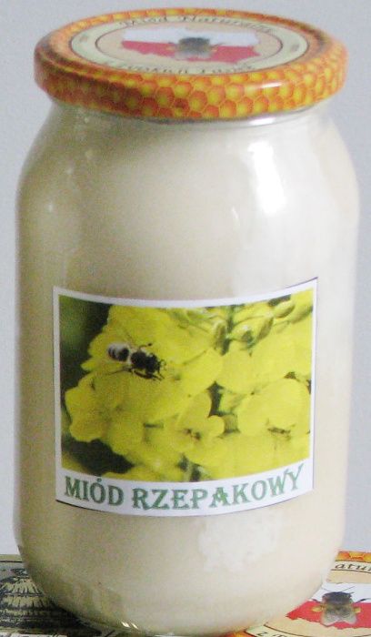 miód rzepakowy 4x 1,25 kg