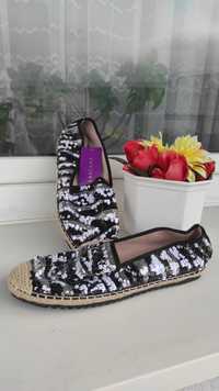 Cekinowe espadryle Lascana