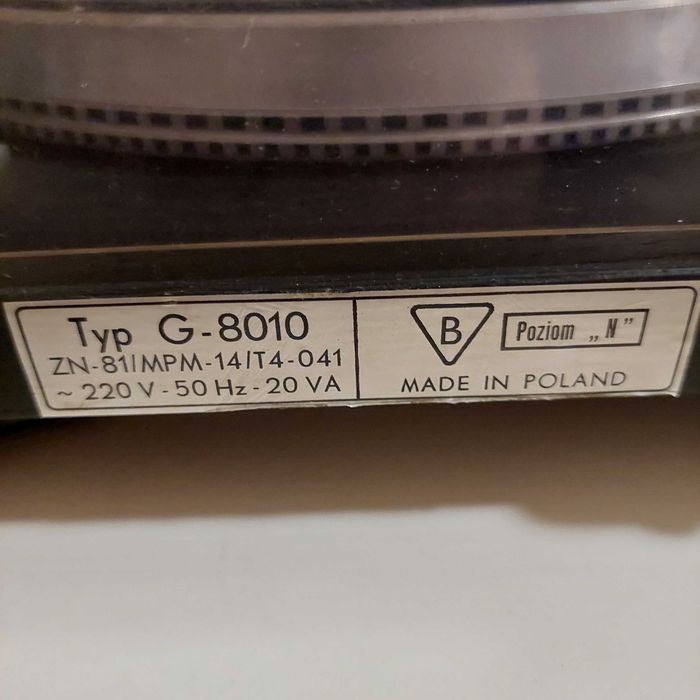Gramofon Unitra G 8010 nowa igła plus gadżety
