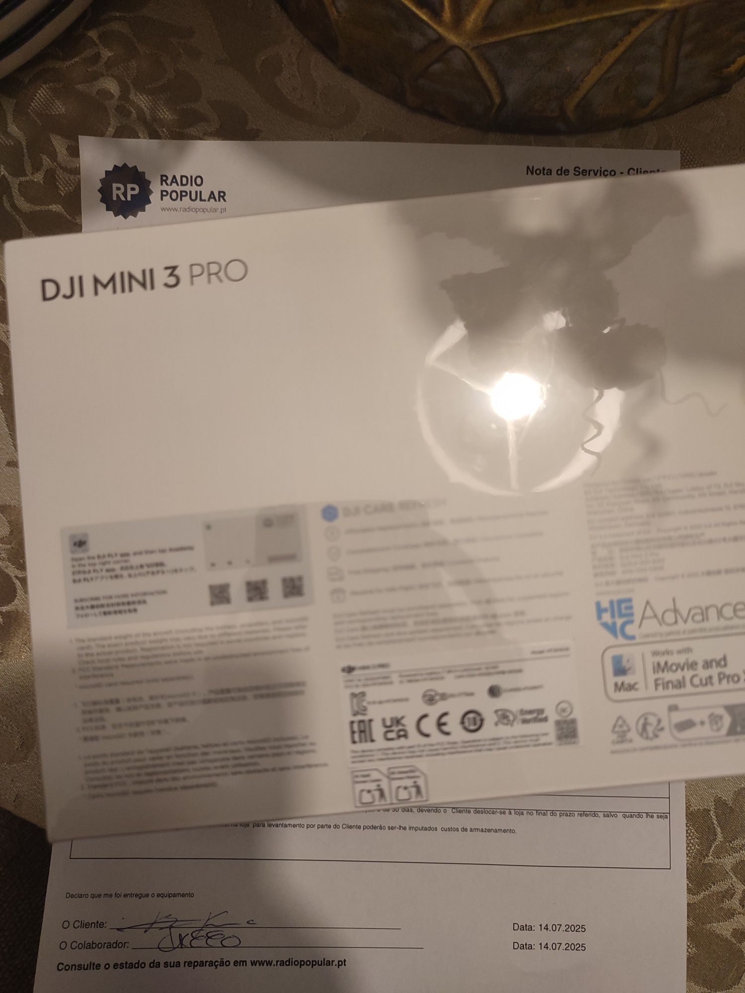 Dji Mini 3 Pro NOVO e SELADO 3 anos de garantia