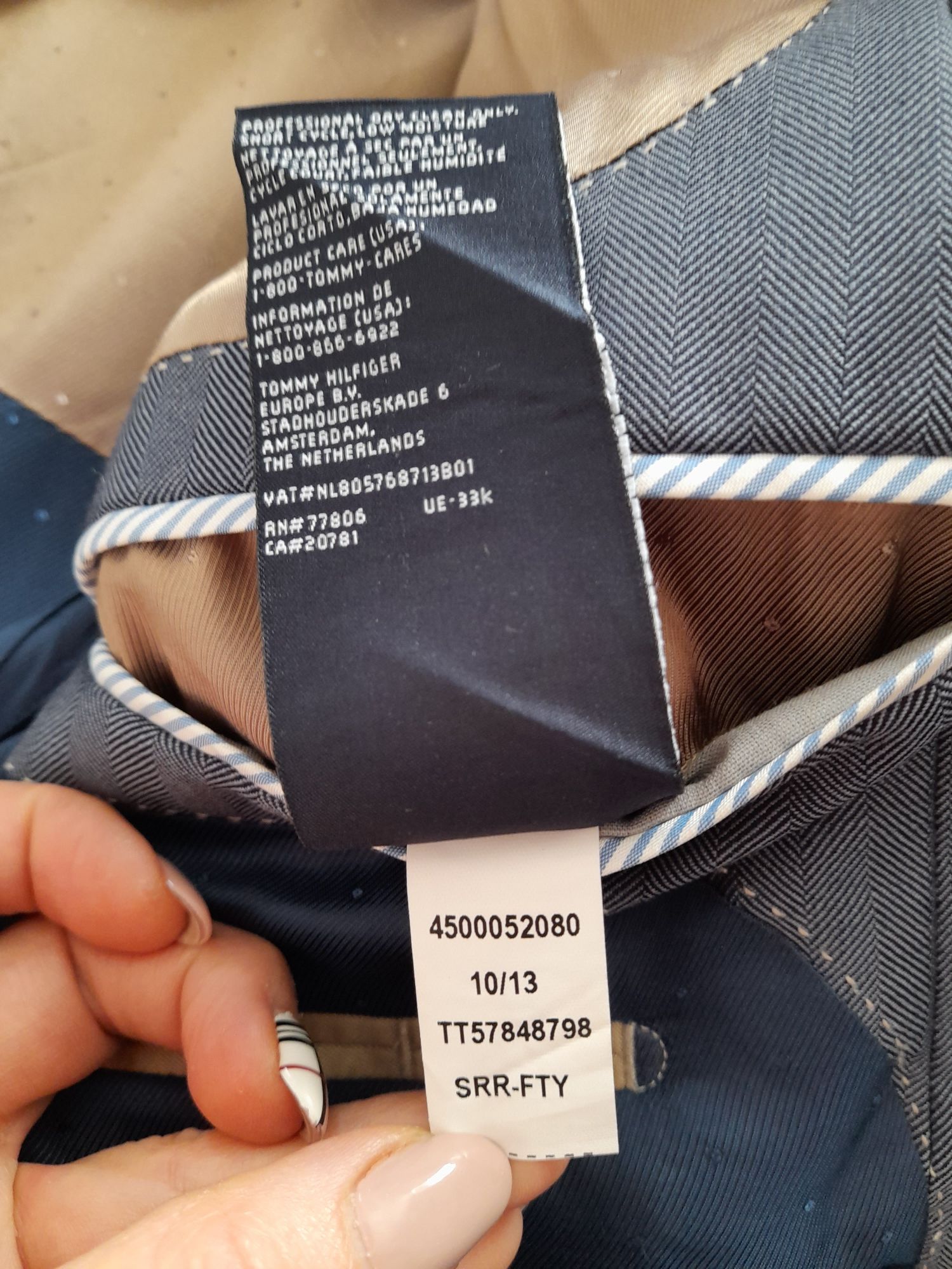 Пиджак блейзер Tommy Hilfiger Tailored 100% шерсть р. 48