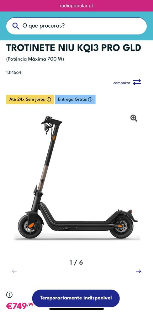 Trotinete NIU KQI 3 Pro
