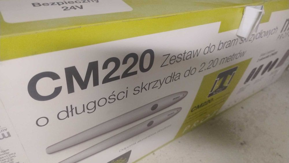 Nowy napęd bramy nice cm 220 dwuskrzydłowy