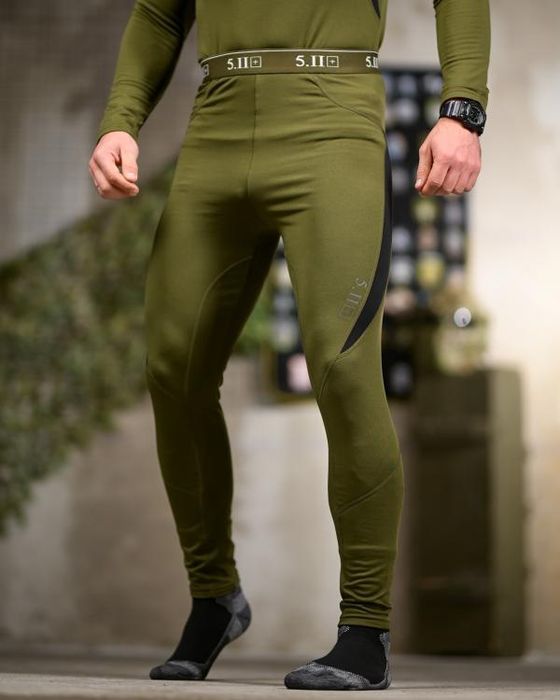 Термобілизна чоловіча Олива 5.11 Tactical Power! Термобелье Мужское!