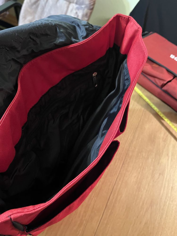 Nowa Torba na laptopa czerwona bordowa