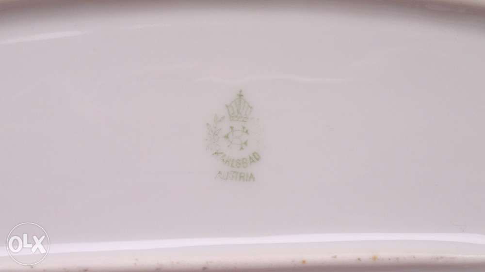 Patera stara antyczna Austria Karlsbad porcelana