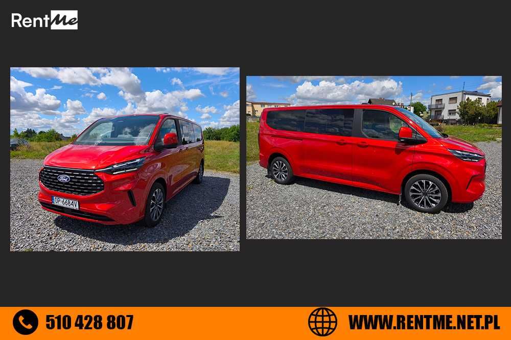 Wynajem busa Ford Tourneo Custom wersja VIP 8-osobowy