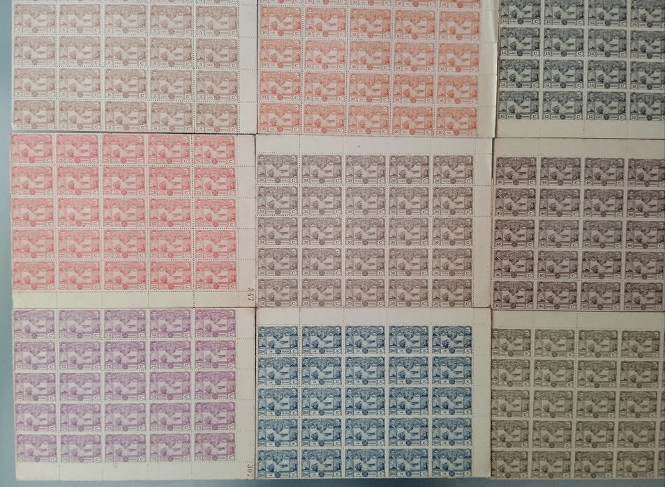 Travessia Aérea do Atlântico, 800 selos.