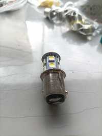 Lâmpadas LED de dois pólos BA15D P21/5W de mínimos e stops