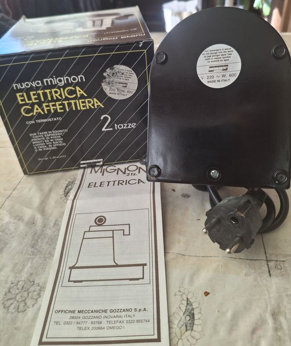 Cafeteira Nuova Mignon Sem Uso Italiana