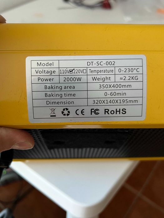 Lâmpada secadora de pintura infravermelhos portátil 2000w