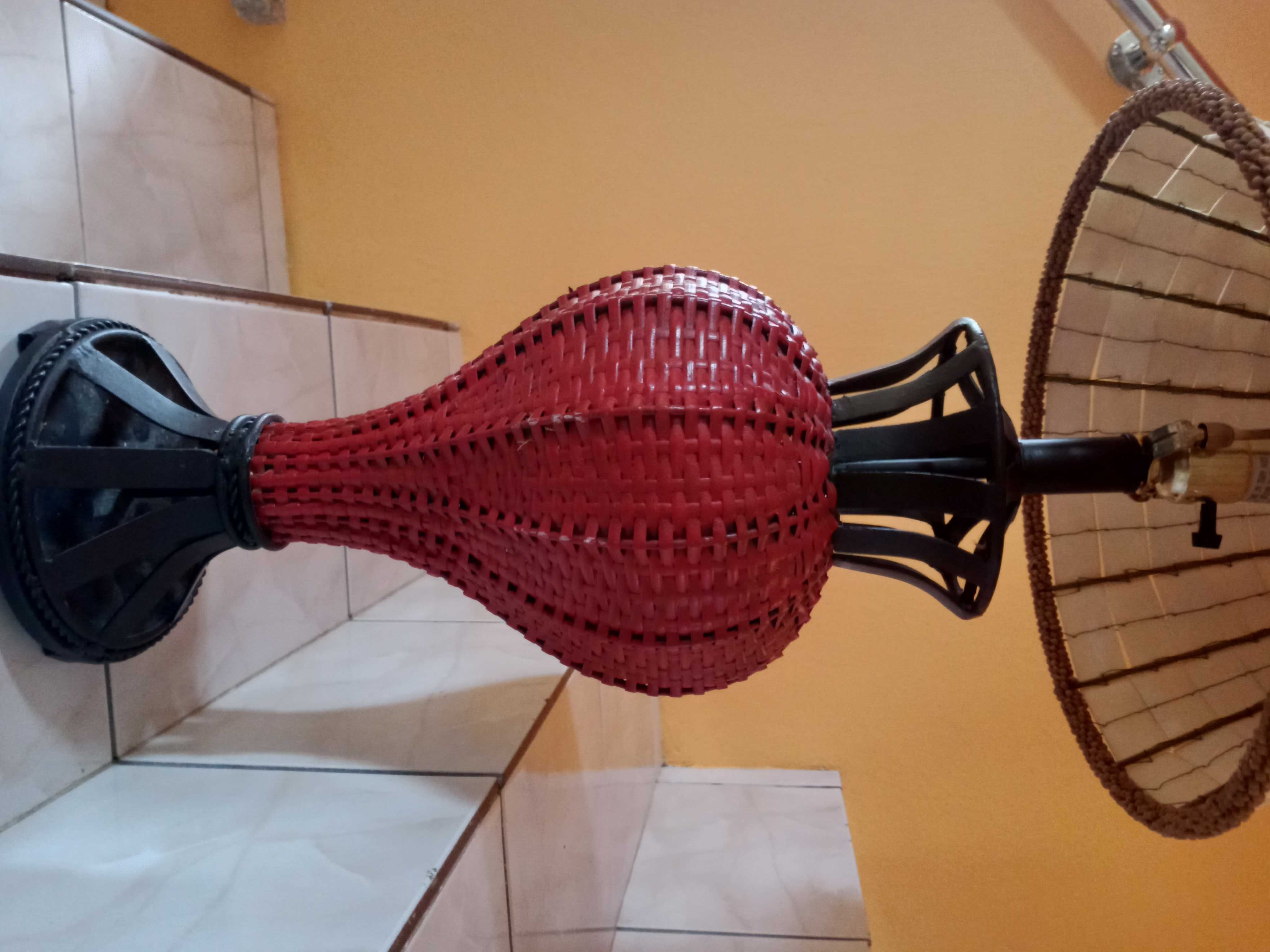 stara stylowa lampa stojąca 77cm