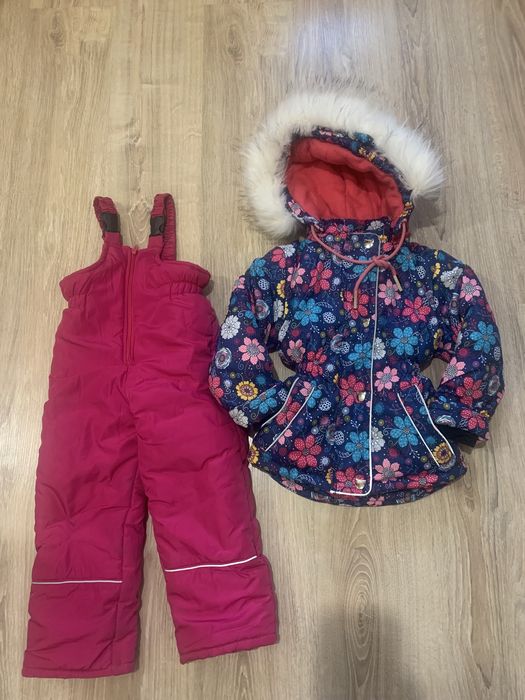 Зимовий комбінезон ( куртка та комбез) на дівчинку