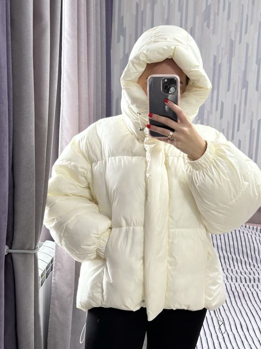 Жіночий пуфер пуховик М/Л біо пух