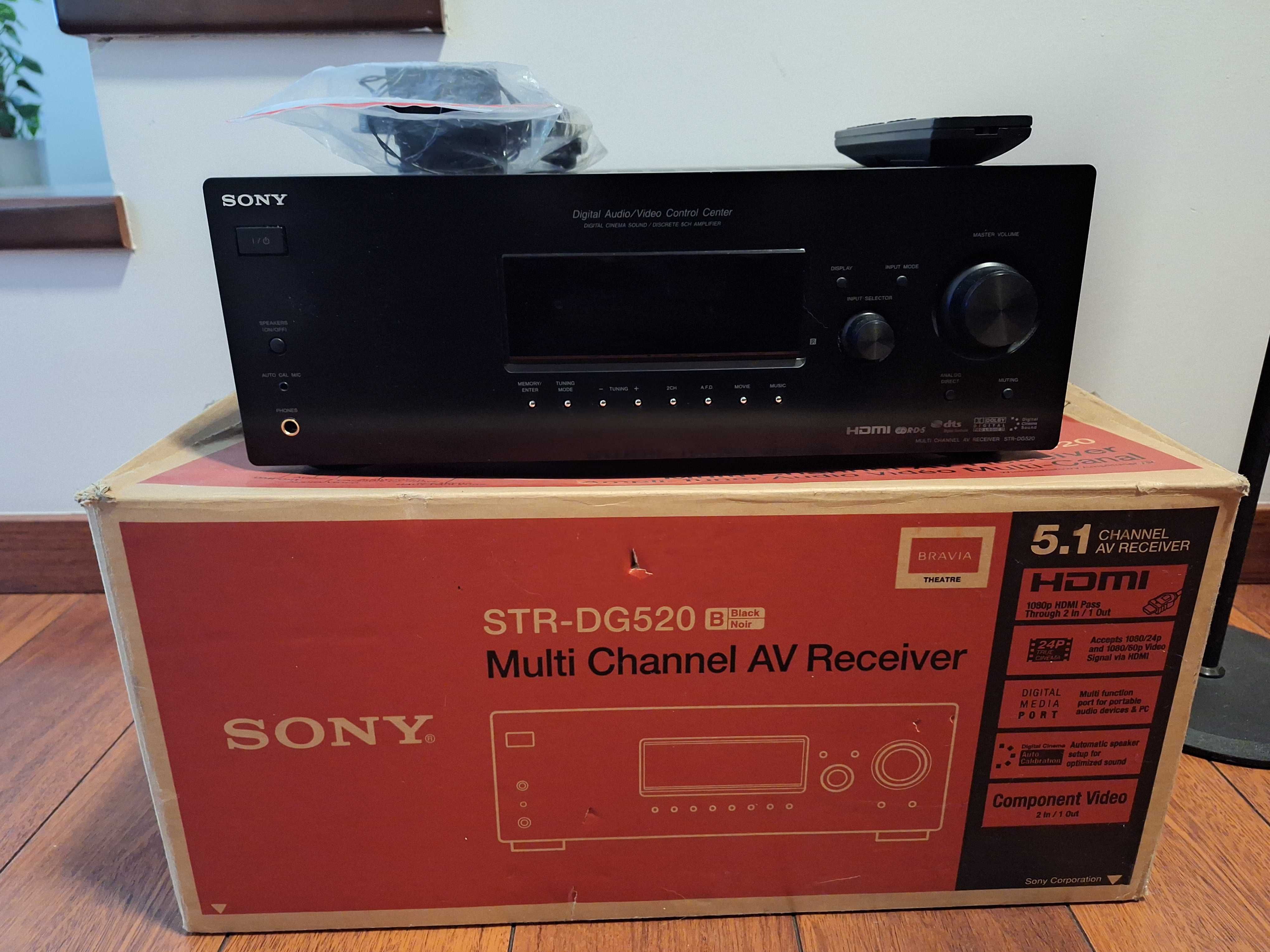 SONY kino domowe 5.1 STR-DG520 HDMI subwoofer