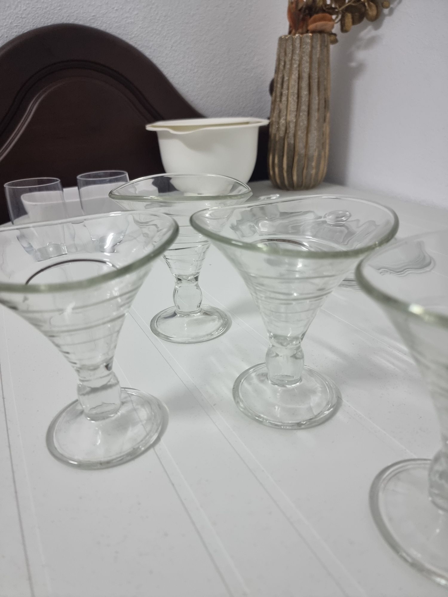 6 taças de sobremesa