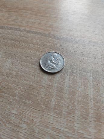 Moneta niemiecka 50 pfennig 1975
