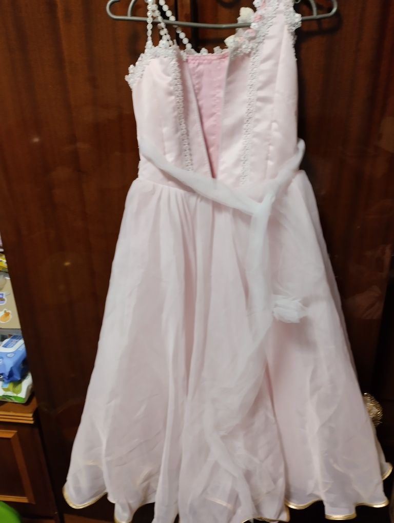 Плаття 6-7 років, рожеве