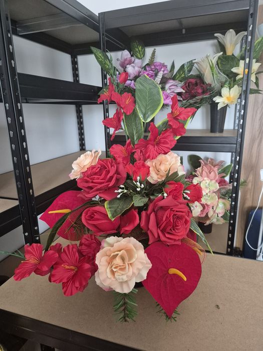 Kompozycja nagrobna do wazonu