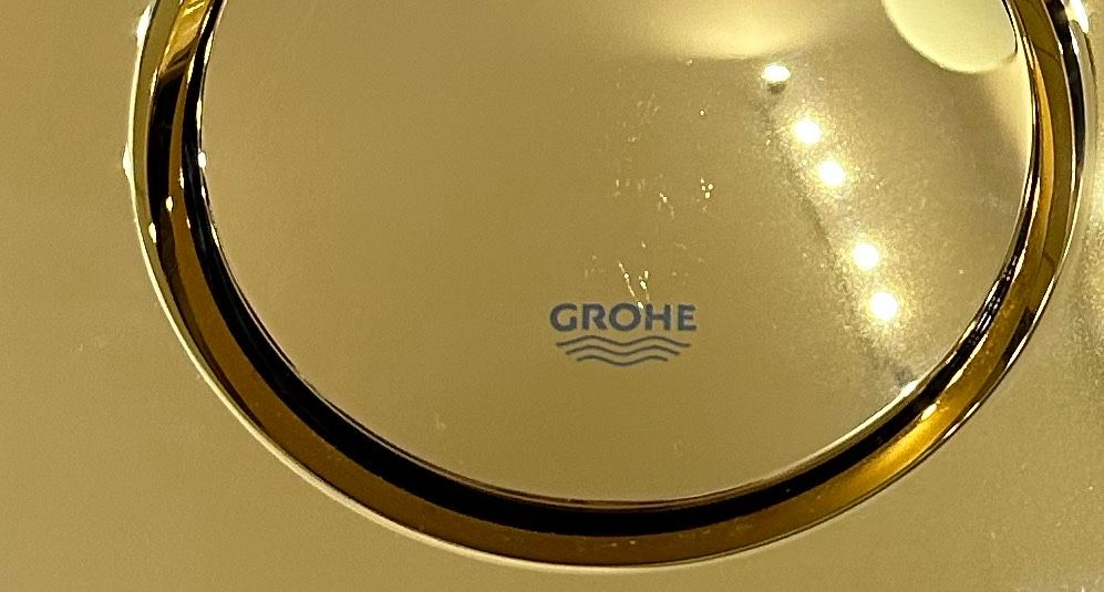 Przycisk splukujacy GROHE - Nova S cool sunrise 37601GL0 złoty