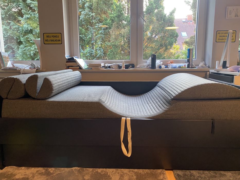 Łóżko smart dla młodzieży, z rozkladanym materacem vox