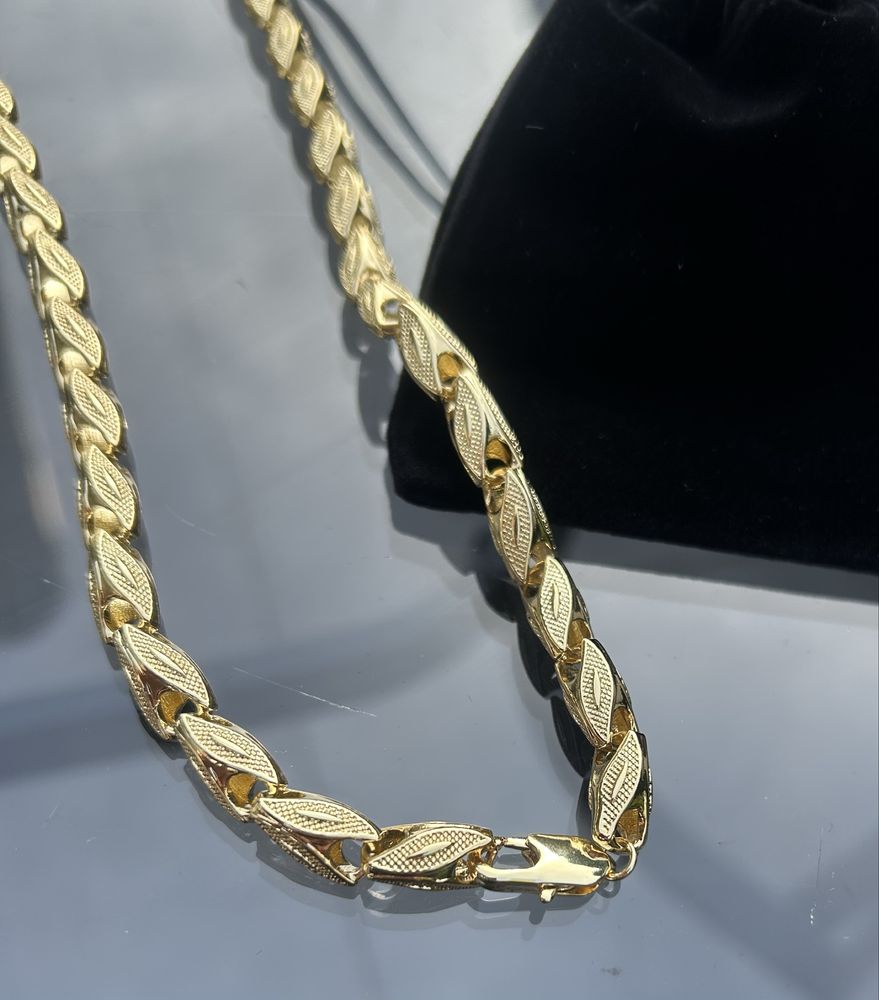 Złoty łańcuch łańcuszek kajdan splot armen armeński cartier