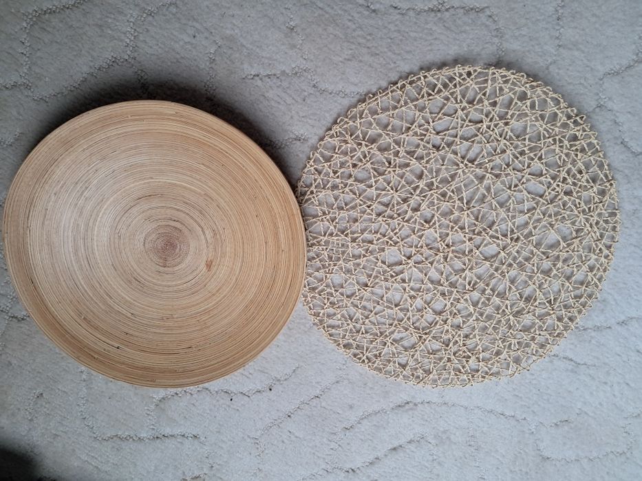 Miska bambusowa z podkładką