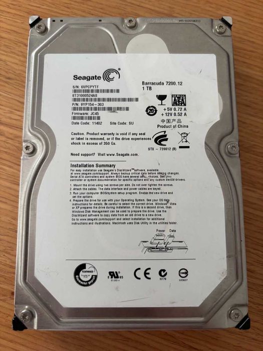 Disk HDD Seagate 1Tb