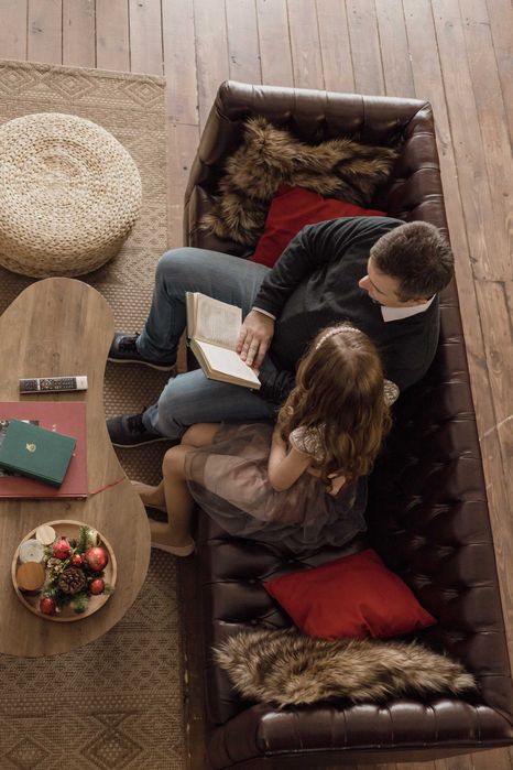 Сімейна фотосесія в новорічних студіях Львова