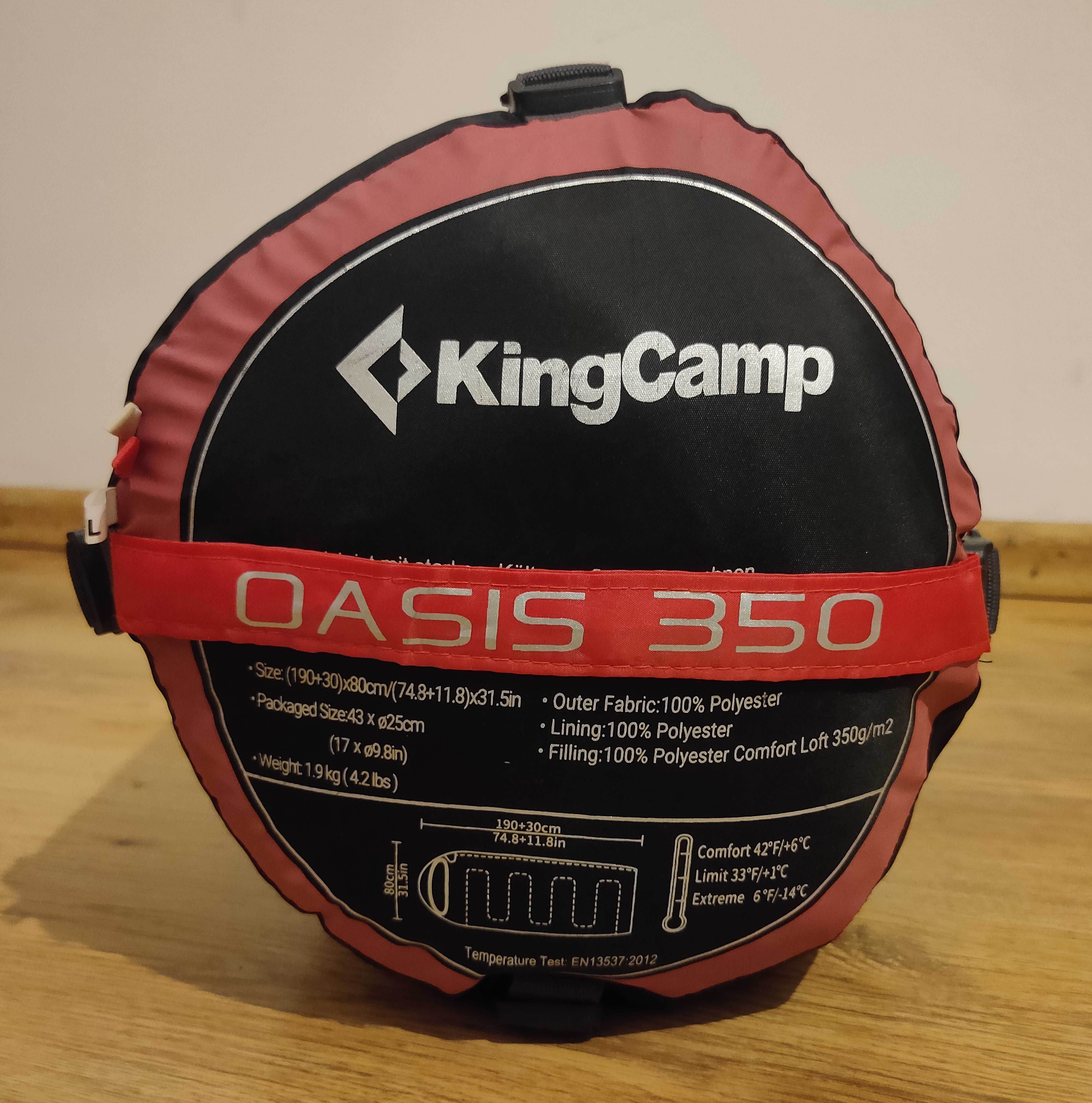 Torba kempingowa KING CAMP Oasis 350/Śpiwór/Sleeping Bag/rozmiar L