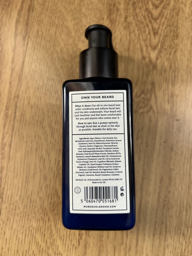 Murdock london Balsam nawilżający do brody beard moisturiser 150 ml