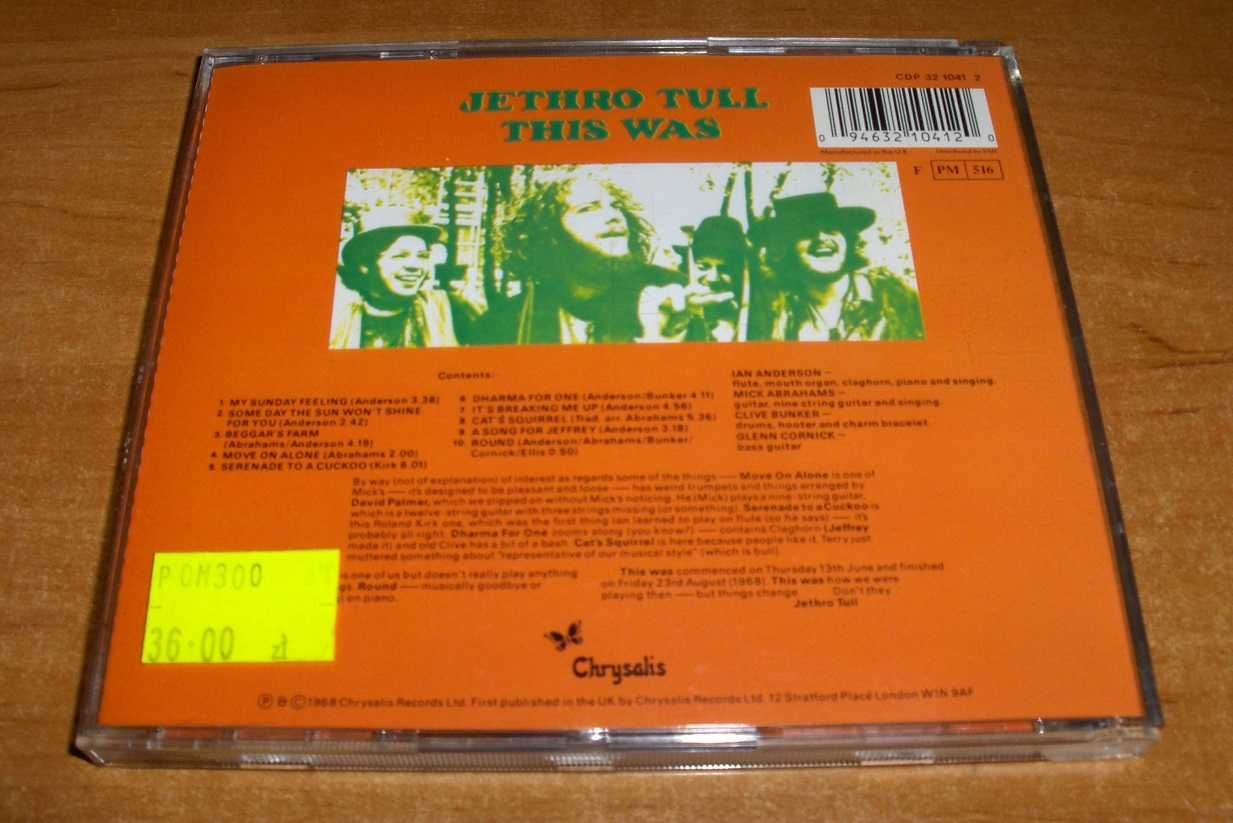 JETHRO TULL - This Was, stan: very good+