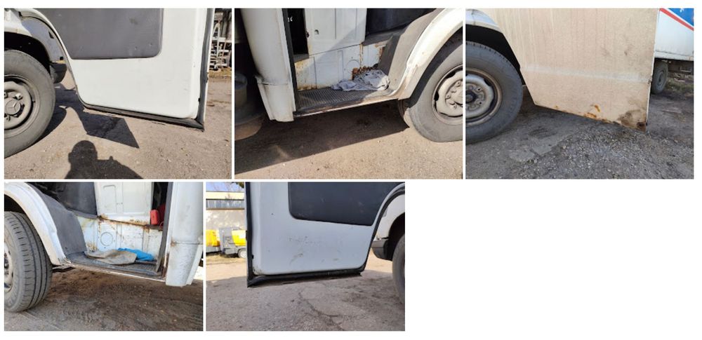 Mercedes Kaczka 310D Kontener wspomaganie kierownicy zdrowy