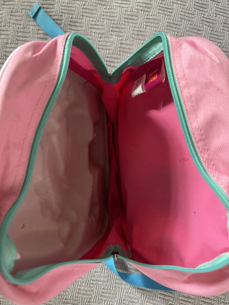 Różowy plecak z Trolem dla dziewczynki ok 4-5 lat
