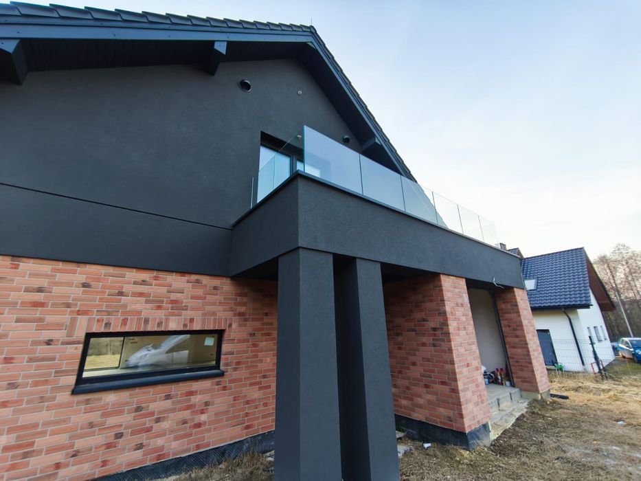 Balustrada Nowoczesna Szklana