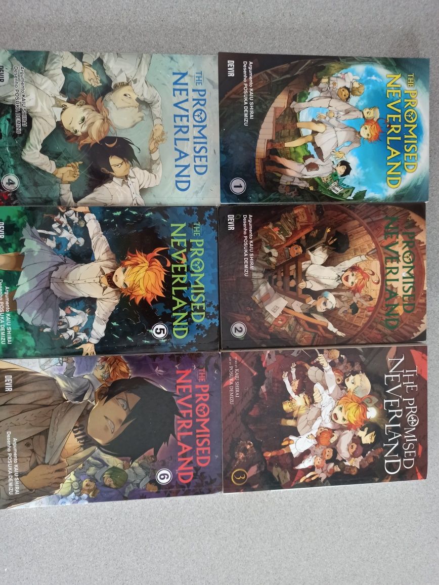 Livros 1 a 6 = The Promised Neverland