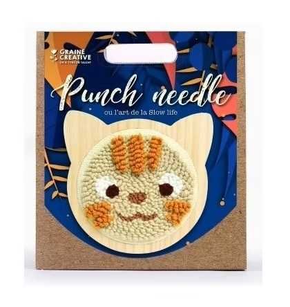 Zestaw kreatywny do punch needle - kotek