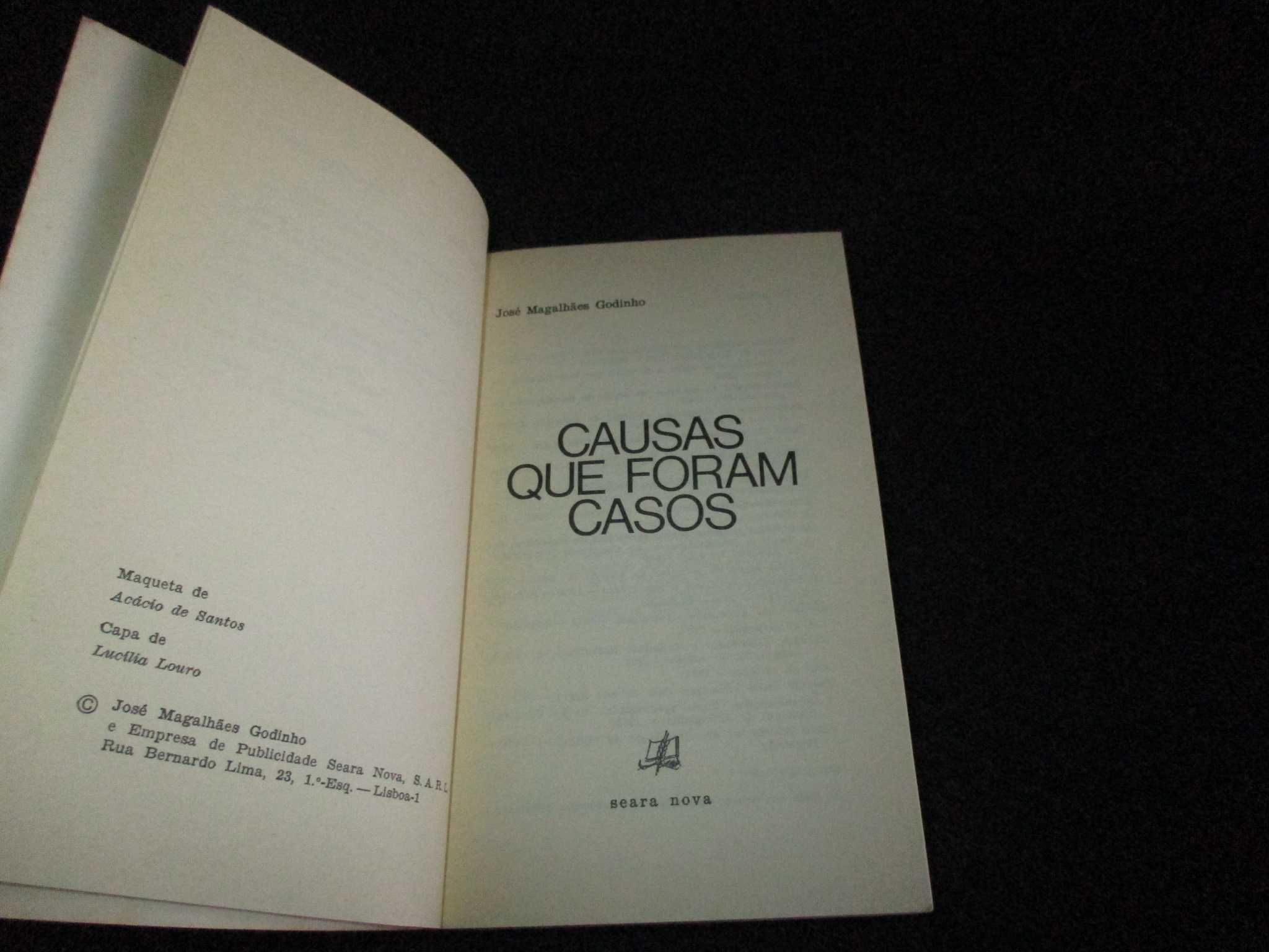 Livro Causas que foram Casos José Magalhães Godinho