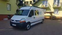 Renault Master Max L3H2 2.5 dCi 150 KM Doka Brygadówka 7 Miejsc