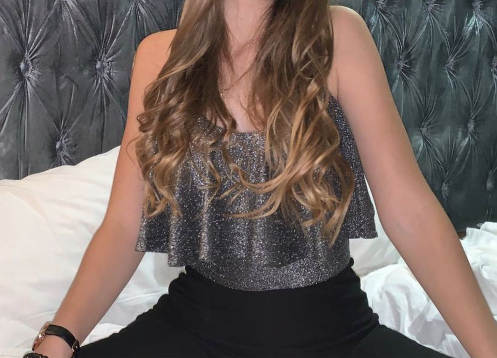 Боді з блискитками cropp