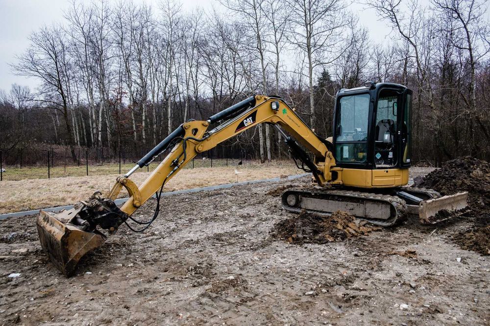 Koparka Caterpillar Cat 305C CR, r. 2007, 3 łyżki, minikoparka