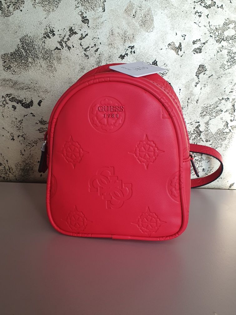 Guess nowy torebko plecak torebka plecak Mini Me czerwona